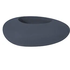 Spiral- Pflanzbehälter, STORUS VI, HxBxT 300 x 825 x 520 mm, granit anthrazit.