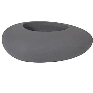 Spiral- Pflanzbehälter, STORUS VI, HxBxT 300 x 825 x 520 mm, granit finster.