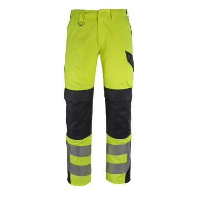 MASCOT® - Arbon Hose mit Knietaschen MULTISAFE, hi-vis Gelb/Schwarzblau, Größe 90C54