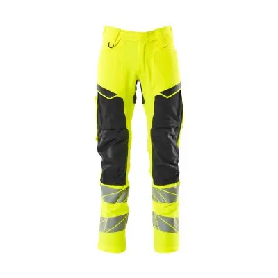 MASCOT® - Hose mit Knietaschen ACCELERATE HARMLOS, hi-vis Gelb/Schwarz, Größe 90C52
