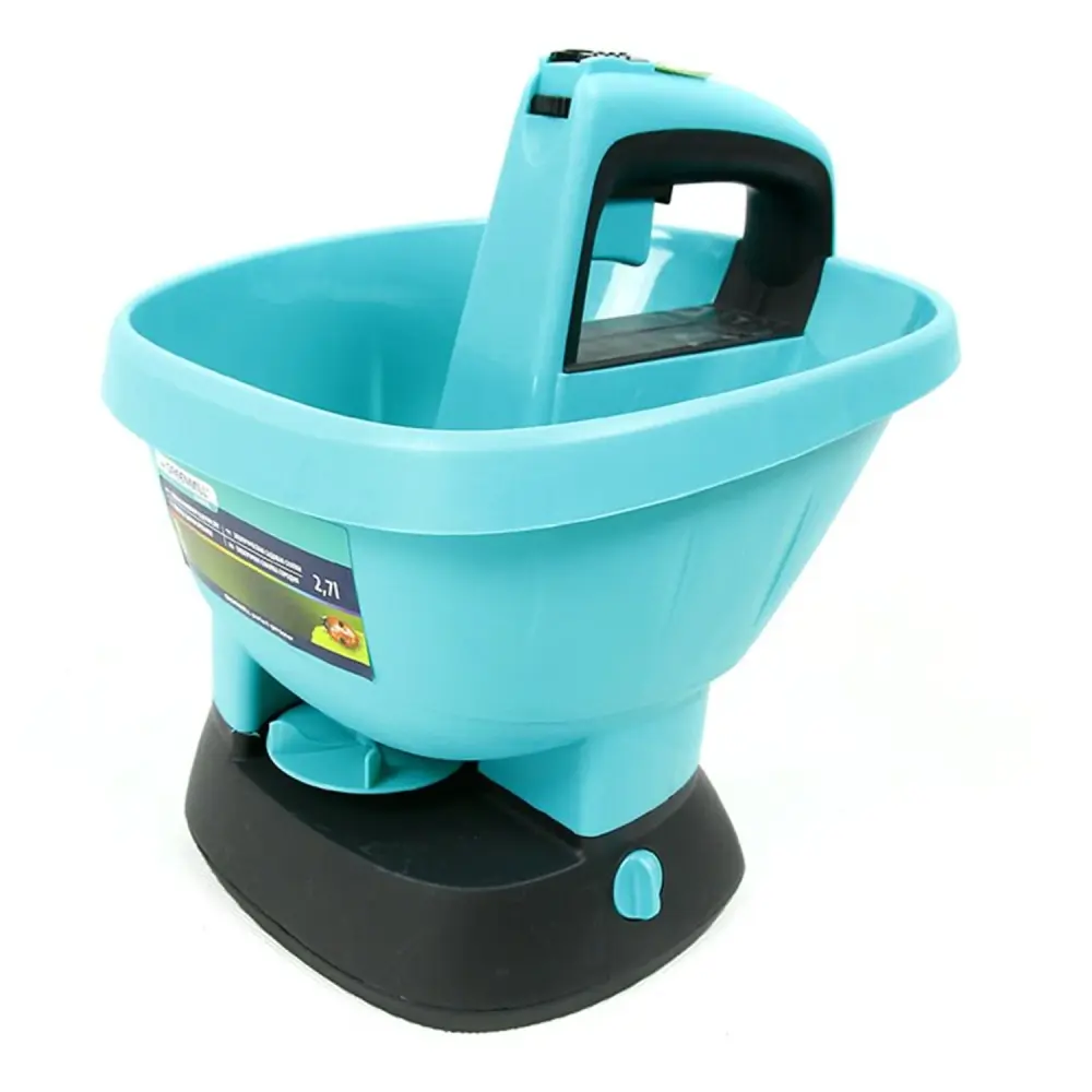 Greenmill GR0032 Manuelle elektrische Sämaschine, Pflanzmaschine, Streuer, Gartengrassamen-Spender, Batterie 2,7 l