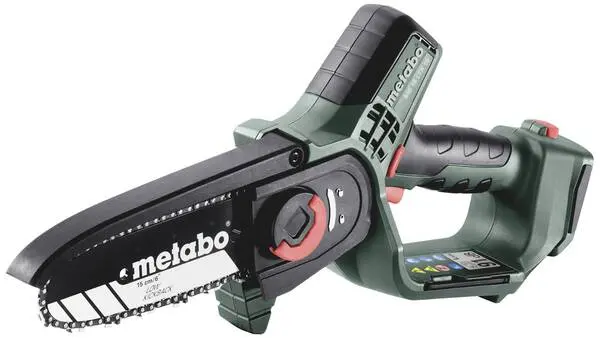 Metabo 600856840 Akku Gehölzsäge ohne Akku, ohne Ladegerät Schwertlänge 150 mm