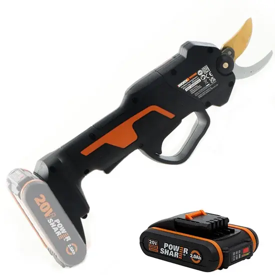 Akku-Baumschere Worx NITRO WG330E 20V - Li-Ion-Akku 20V/2Ah - Schneidleistung: - Ø 25 mm