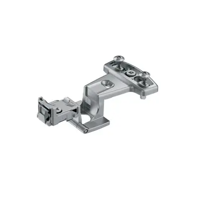 HETTICH - Grundscharnier Selekta Pro 2000, 230 °, Auflage 6.5 mm, mit Spreizmuffen, vernickelt