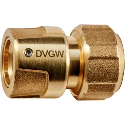 Premium Bewässerungs GEKA® plus - Schlauchstück, Stecksystem, KTW, Wasserstopp, Messing, 1/2", 13mm