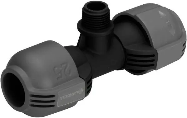 GARDENA Sprinklersystem T-Stück 25 mm (1/2") AG 02786-20
