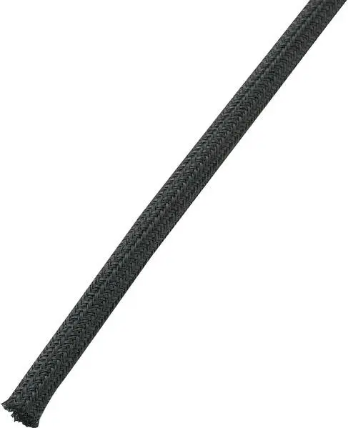 TRU COMPONENTS 1571394 BS1000-FR2 Geflechtschlauch Schwarz PET 6.40 bis 6.40 mm Meterware