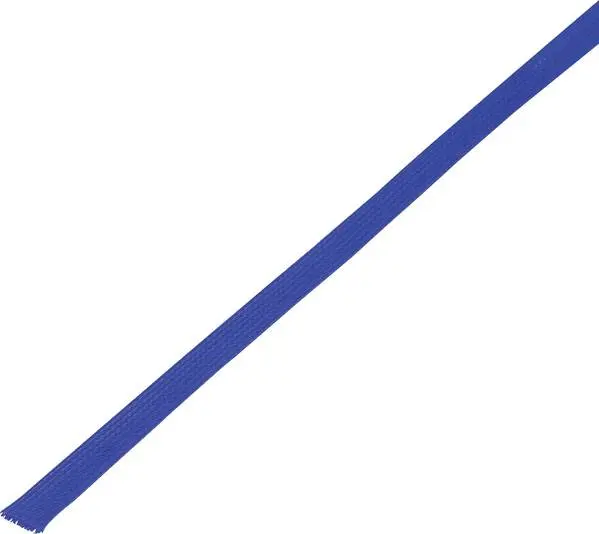TRU COMPONENTS 1571637 CBBOX0814-BL Geflechtschlauch Blau PET 8 bis 14 mm 10 m