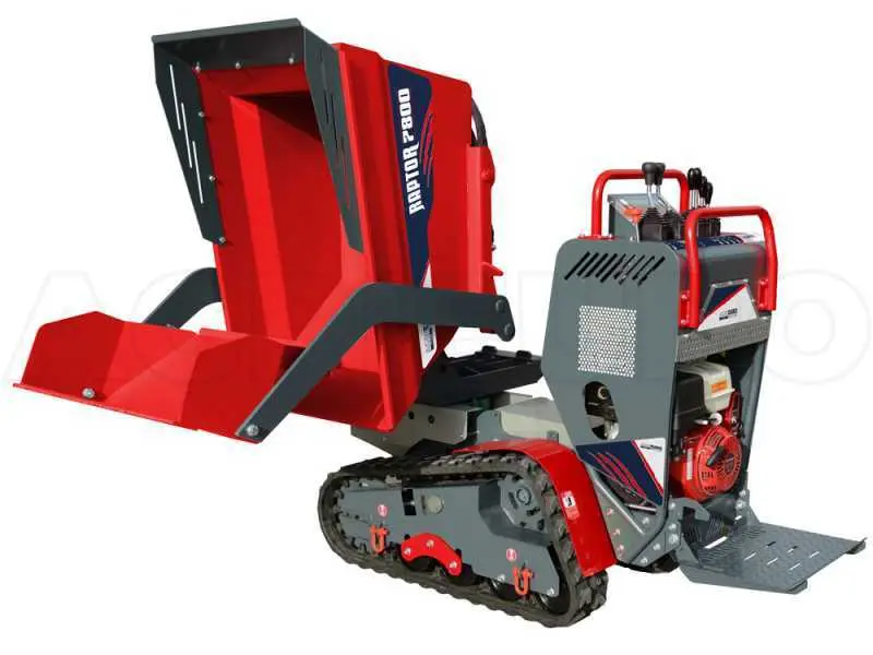 Raupendumper AgriEuro Top-Line RAPTOR 7800 HDT - Honda GX390 - Mit Ladeschaufel mit Bodenschwelle gegen Nässe