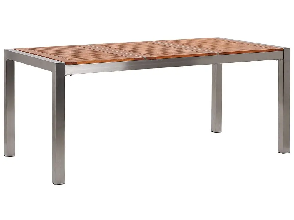 Gartentisch GROSSETO 180 cm 90 cm Eukalyptusholz Braun
