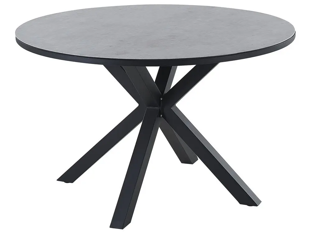 Gartentisch MALETTO 120 cm 120 cm Glas Grau
