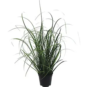 Grasbusch, Kunststofftopf schwarz, Höhe 500 mm, VE 6 Stk.
