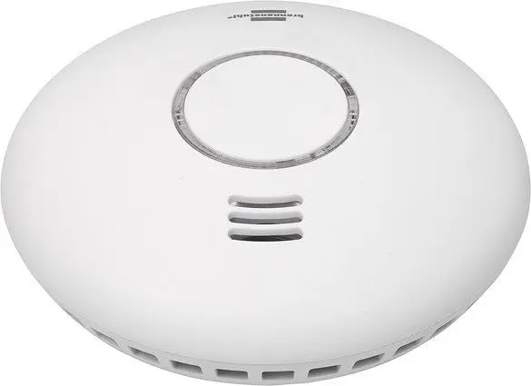 Brennenstuhl Connect WiFi Rauch-und Hitzewarnmelder WRHM01 mit App-Benachrichtigung (WLAN Rauchmelder inklusive 2x Batteri...