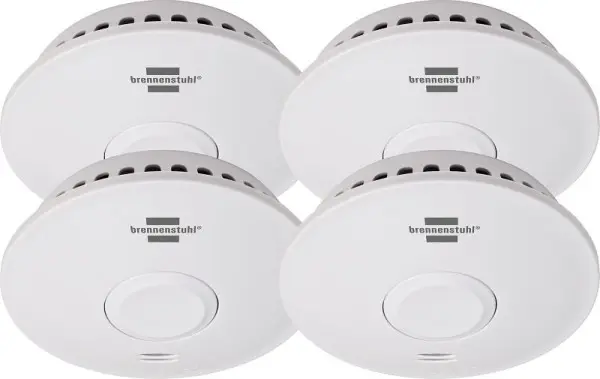 Brennenstuhl Funk-Rauchwarnmelder Set RM L 3101 VE: 4 Stück 1290210004
