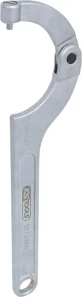 KS Tools Gelenk-Hakenschlüssel mit Zapfen 80-120mm 517.1326