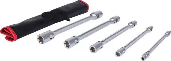 KS Tools Torx-E-Doppel-Gelenkschlüssel-Satz 5-teilig 517.0340