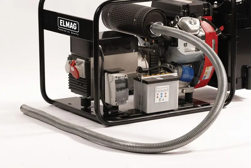 ELMAG Abgasrohr 'Edelstahl' biegsam 2 m inklusive Anschluß ID38/42mm 53865