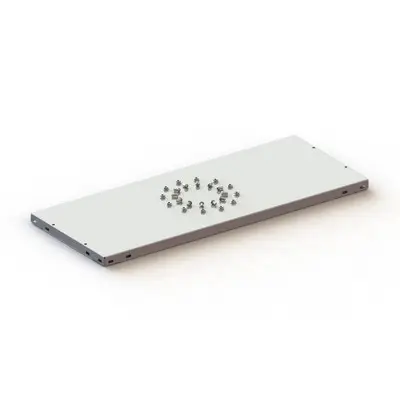META® - Abdeckboden 750 x 300mm RAL 7035 Gering mit Schrauben komplett
