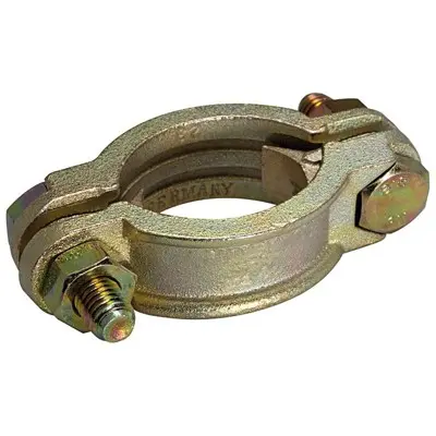 RIEGLER® - Schlauchklemme, 2-teilig, Temperguss, Spannbereich 17-22, LW 13 (1/2")
