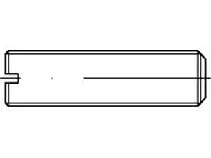 Gewindestifte mit Schlitz ISO 4766 4 M 6 x 20 VE=S (25 Stück)