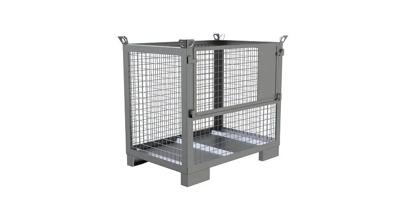 Schake Euro Gitterbox verzinkt Tragkraft maximale 1500 Kg Auflast maximale 6000 Kg Laderaum 075m³ Länge: 1200 mm Breite:...