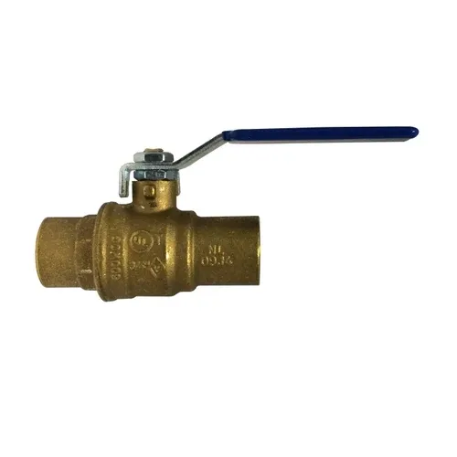 1-1/2" Nominal Ohne blei Cxc Full Port Ball Valve Threaded and Sweat 940216LF