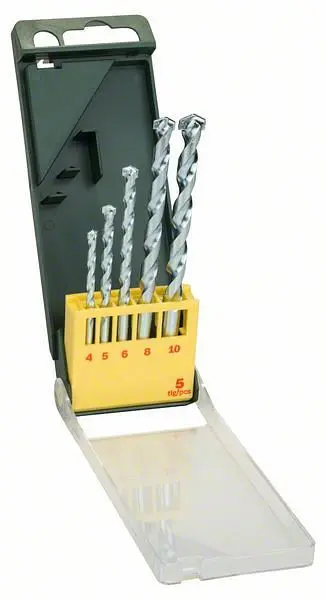 Bosch Steinbohrer-Set 5-teilig Durchmesser: 4 - 10 mm HM-Steinbohrer 2607019438