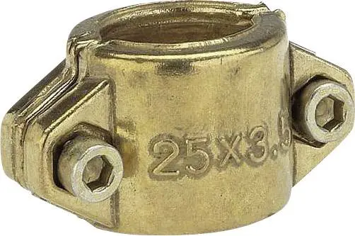 GARDENA 07211-20 Messing Klemmschalen 25 mm (1") Ø