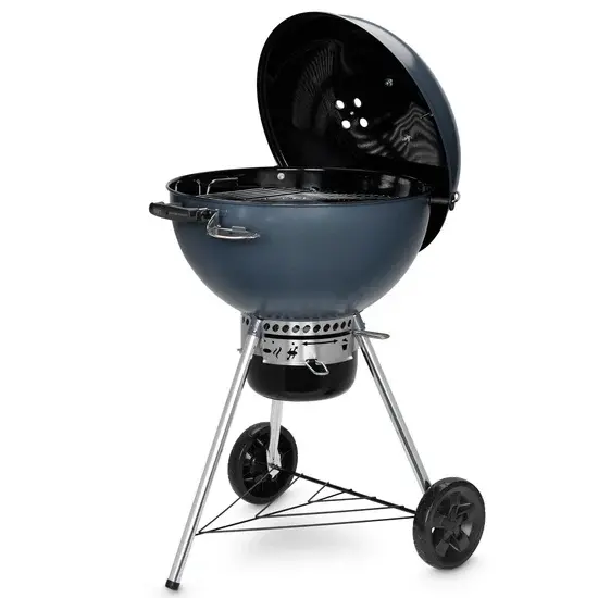 Weber Master Touch GBS C-5750 Slate Azurblau - Holzkohlegrill - Holzkohlegrill Ø 57 cm