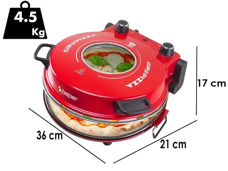 Beper P101CUD301 - Elektrischer Pizzaofen