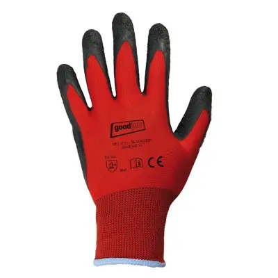 Rostfrei Edelstahl goodjob® - Handschuh SCHWARZ GRIP, Größe 8