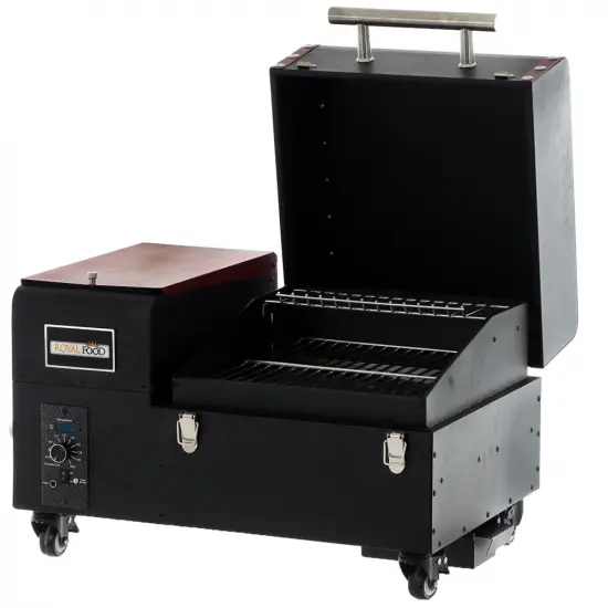 Pelletgrill Royal Food PELLETTO 140 W - Grillroste aus rostfreiem Stahl - Grillrost 35x38 cm für Holzkohlegrills