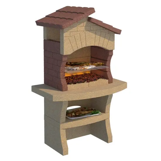 Schnell- Linea VZ Minorca - Grillkamin für Brennholz/Holzkohle