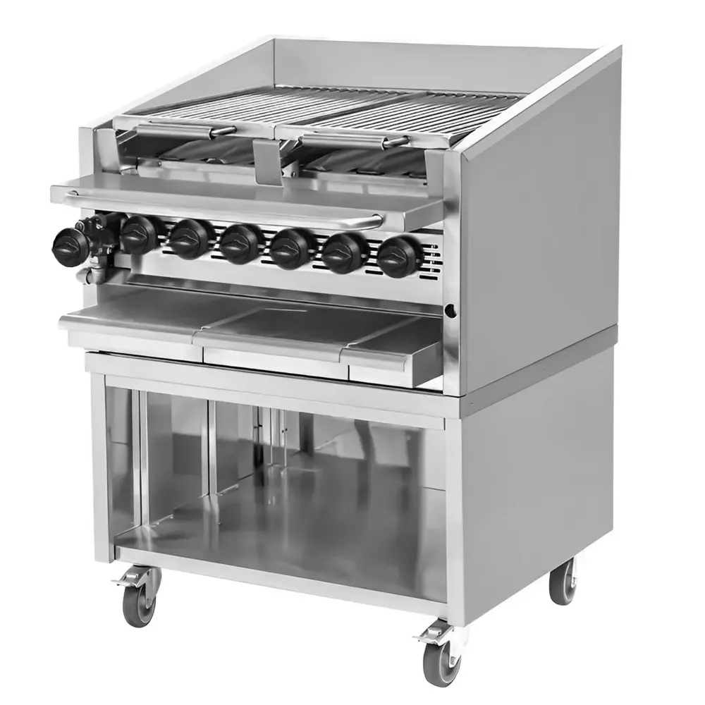 Sicherheits- Hochleistungsgrill - American Style - 2 Grillroste