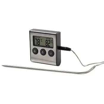 Xavax 111381 Grillthermometer Edelstahl für die Grillsaison