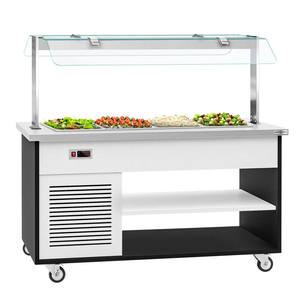 Buffetwagen eiskühl DANZIG - 1600mm - für 4x GN 1/1
