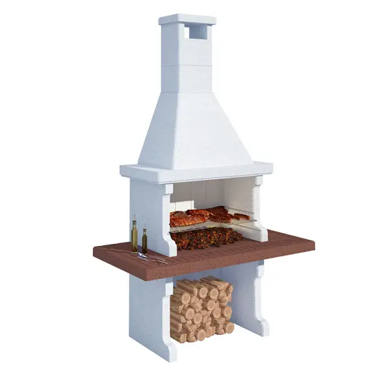 Flexibles Linea VZ Panarea - Grillkamin für Brennholz/Holzkohle