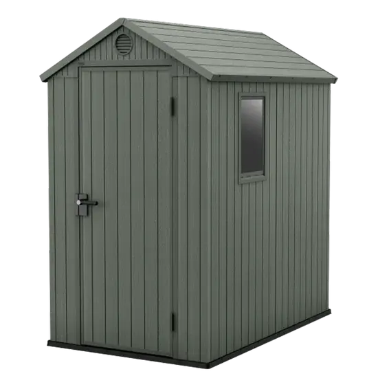 Keter Darwin grün - Gartenhaus - mit Seitenfenster - 125.8x184.5x205.1 cm