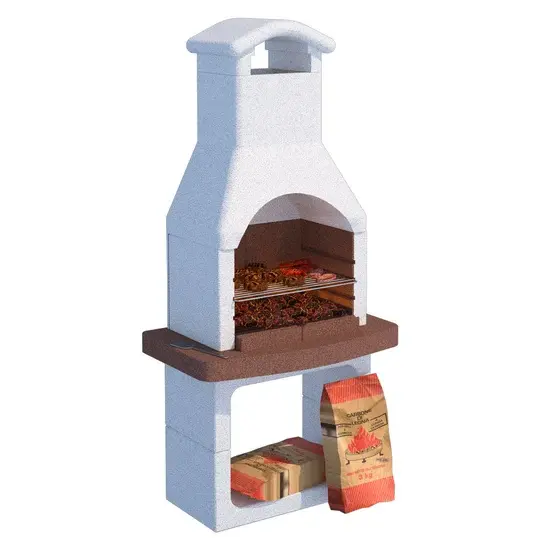 Sicherheits- Linea VZ San Remo - Grillkamin - für Holzkohle