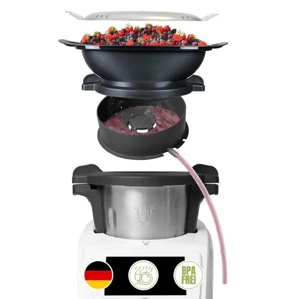 Dampfentsafter-Aufsatz von MixFino® für Monsieur Cuisine Vernetzt, Trend, Connect