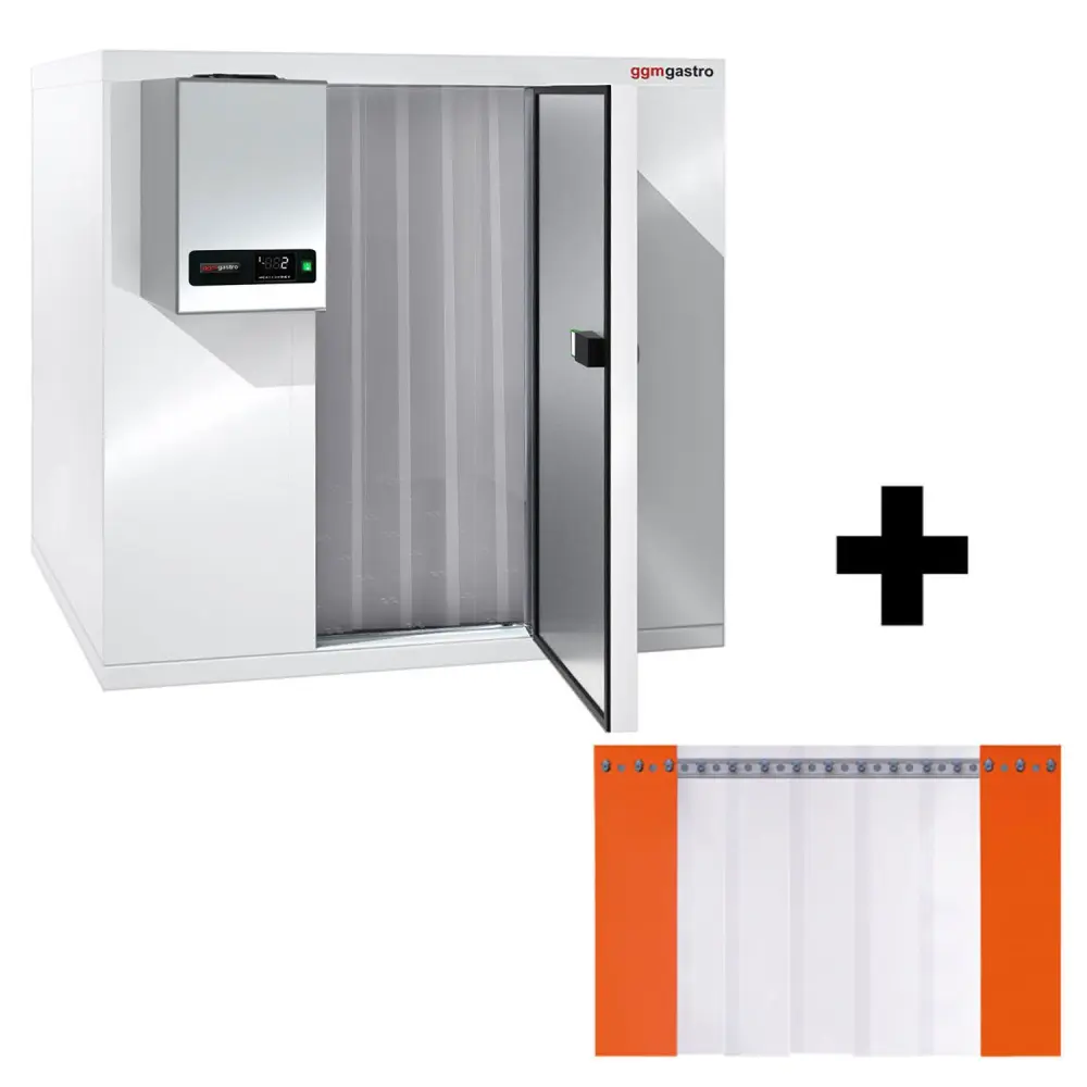 Tiefkühlzelle - 1500x1500mm - 2,8m³ - inkl. Tiefkühlaggregat & Lamellen