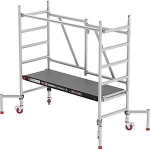 Zimmergerüst RS TOWER 54, mit Fiber-Deck®-Plattform, Arbeitshöhe 3,60 m.