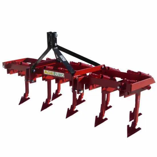 Hochwertige Edelstahl AgriEuro CMP9 - Feder Grubber verstärkte schwere Reihe - Grubber mit 9 Pflugscharen
