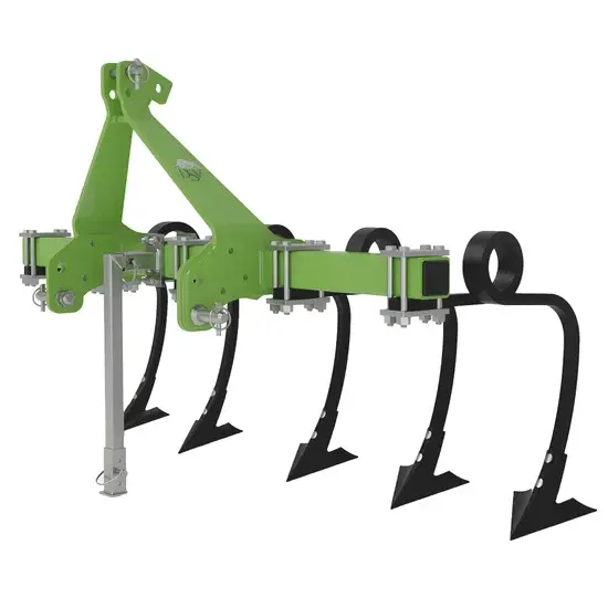 Seven Italy Simply mit 5 Gänsefusscharen - Grubber mit Vierkant-Spiralfederzinken - Rahmen 140 cm