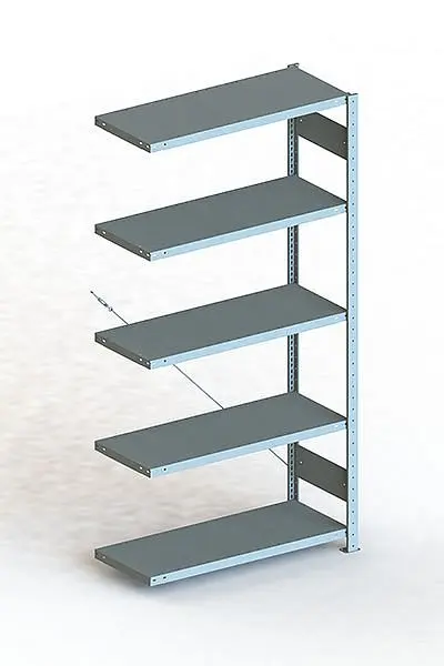 Meta S3 Steckregal CLIP 100 AR 2000x1000x400 mm verzinkt Bodenanzahl: 5 20088710