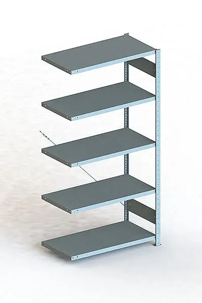 Meta S3 Steckregal CLIP 230 AR 2000x1000x500 mm verzinkt Bodenanzahl: 5 20088740