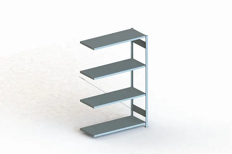 Meta S3 Steckregal CLIP 230 AR 2000x1300x500 mm verzinkt Bodenanzahl: 4 200181789