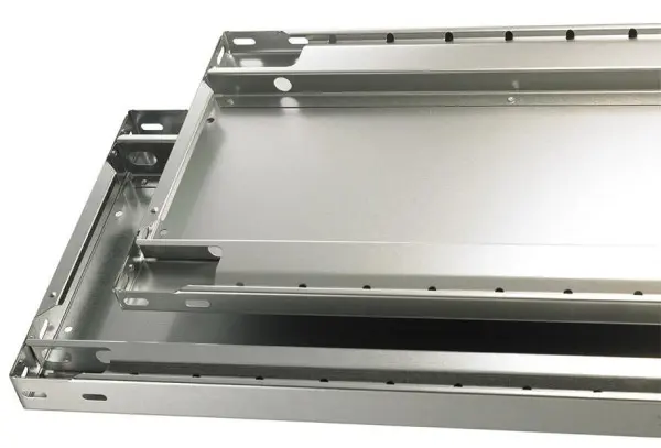 Schulte Grundregal Steckregal MULTIplus150 2000 x 1000 x 600 mm 5 Fachböden Längenriegel verzinkt 12760-LR