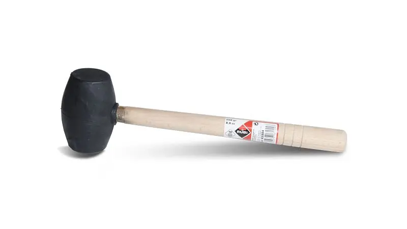 Rubi Schwarzgummi-Hammer 250g VE: 6 Stück 65904