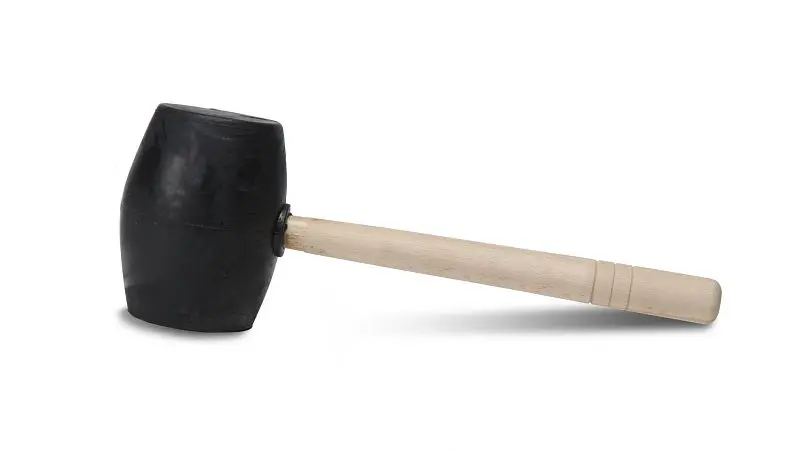 Rubi Schwarzgummi-Hammer 750g VE: 6 Stück 65908